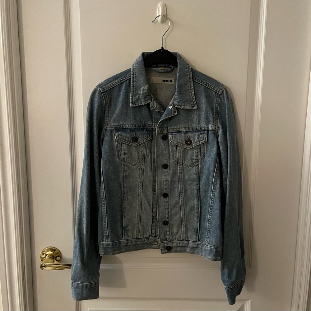 Topshop Moto Denim Jacket
